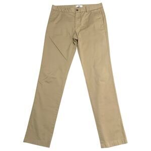 SPOKE Sharps Chino Pants Build B Khaki Tan Basics Waist 33 (Fits 34” X 34")
